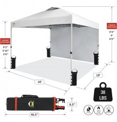 IMG 3951 1723864179 10' x 10' Quick Setup Tent