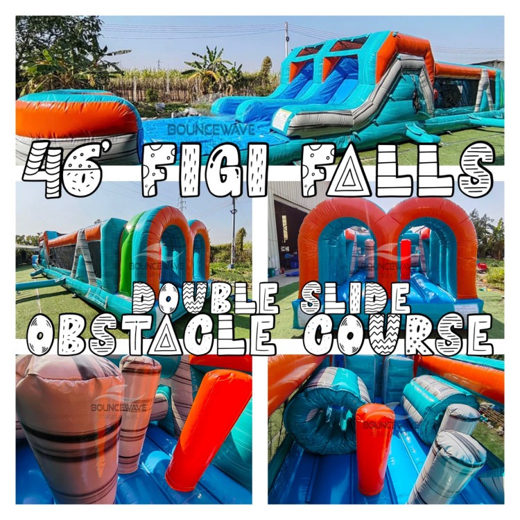 Fiji Falls 46' Obstacle Course (Wet or Dry)